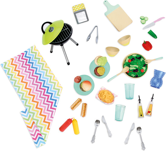 Poupées Our Generation Accessoires OG - Table de pique-nique "Picnic Table" pour poupée de 46 cm 062243428140