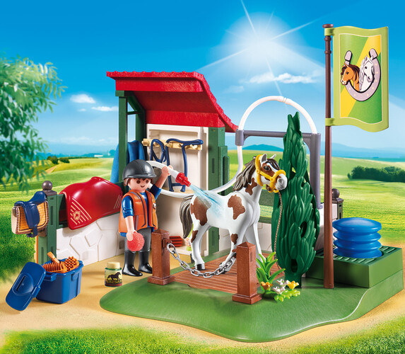 Playmobil Playmobil 6929 Box de lavage pour chevaux 4008789069290