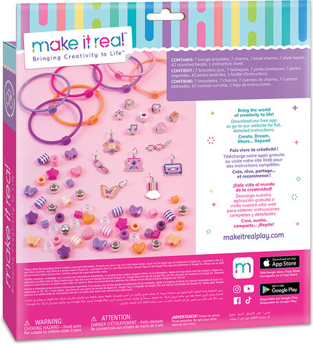 Make It Real Make It Real - bracelets jonc avec perles & breloques 20695929013299