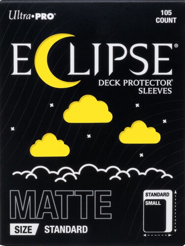 Ultra PRO Protecteurs de cartes Standard Eclipse PRO-Matte Jaune 105ct 074427166878