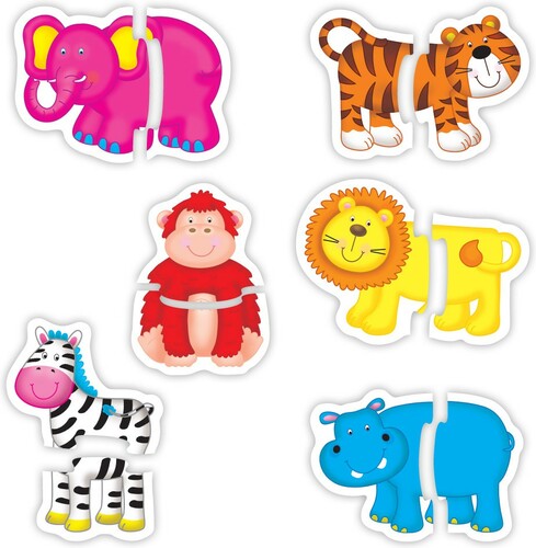 Galt Toys Casse-tête 2x6 bébé animaux de la jungle 5011979526434