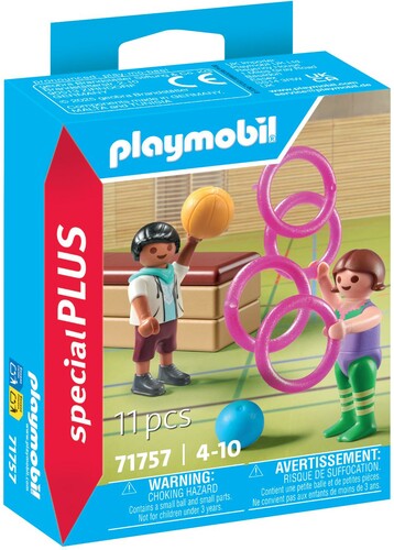 Playmobil Playmobil 71757 Duo d'enfants avec matériel de gymnastique 4008789717573