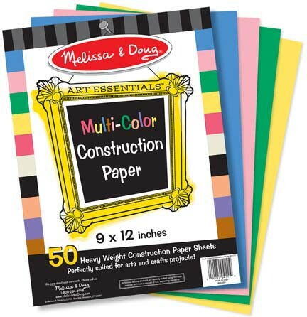 Melissa & Doug Papier contruction de bricolage multicolore Melissa & Doug 4111 000772041119