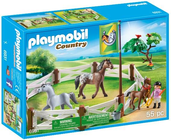 Playmobil Playmobil 6931 Enclos avec chevaux 4008789069313
