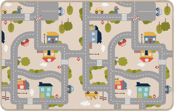 Achoka Tapis réversible Ville/ferme XPE 5414869791552