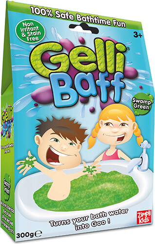 Zimpli Kids Gelli Baff vert gelée pour le bain avec instructions en français 813974020024