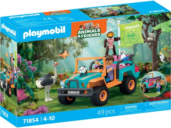 Playmobil Playmobil 71854 Animals & Friends Promenade en tout-terrain colore 4008789718549