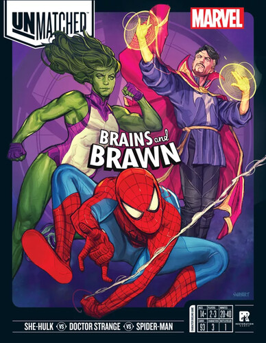 Restoration Games Unmatched (en) marvel brains and brawn 857476008678