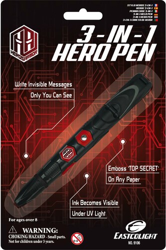 Eastcolight Hero Spy Crayon d'espion 3-en-1 (encre invisible) 4893669091061