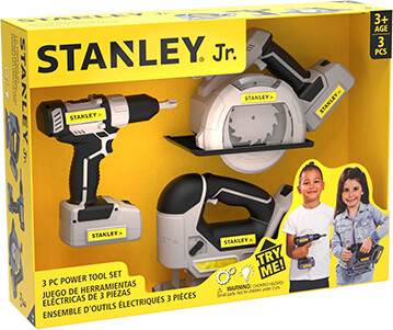 Stanley Jr. Stanley Jr - 3 outils électriques perceuse scie circulaire scie sauteuse 810093980840