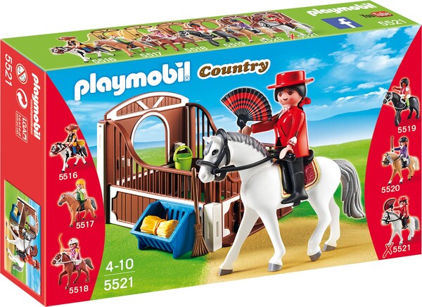 Playmobil Playmobil 5521 Cheval Andalou et écuyère (mars 2015) 4008789055217