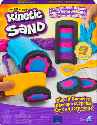 Sable Cinétique Kinetic Sand Arc-en-Ciel - 142g - 4 Couleurs - Non Toxique