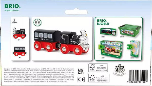 Brio Train Brio Train en bois Train Edition 2026 7312350361407