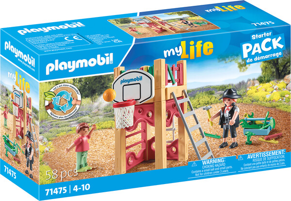 Playmobil Playmobil 71475 Starter Pack: Charpentier avec tourelle de jeux 4008789714756