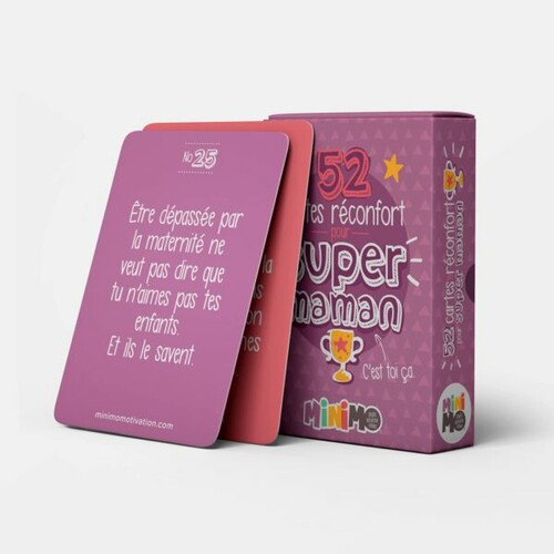 Minimo 52 cartes réconfort pour super maman 628110966315