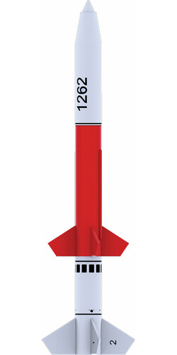Estes RED NOVA ROCKET MODEL KIT, skill 2 047776072664