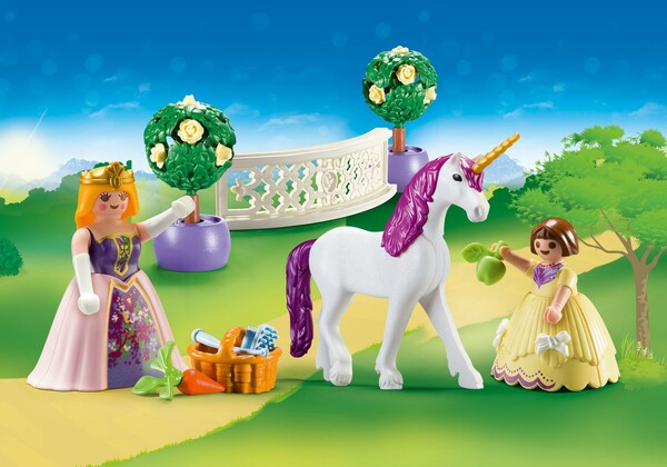 Playmobil Playmobil 70107 Mallette transportable Princesses avec licorne 4008789701077