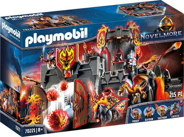 Playmobil Playmobil 70221 Novelmore Forteresse volcanique des Burham Raiders 4008789702210