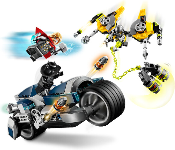 LEGO LEGO 76142 Super-héros L'attaque du Speeder Bike des Avengers 673419320245