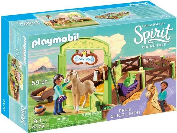 Playmobil Playmobil 9479 Spirit Apo et Chica Linda avec box 4008789094797