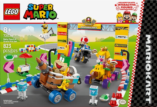 LEGO LEGO 72036 Mario Kart™ – Bébé Peach et ensemble de grand prix 673419405676