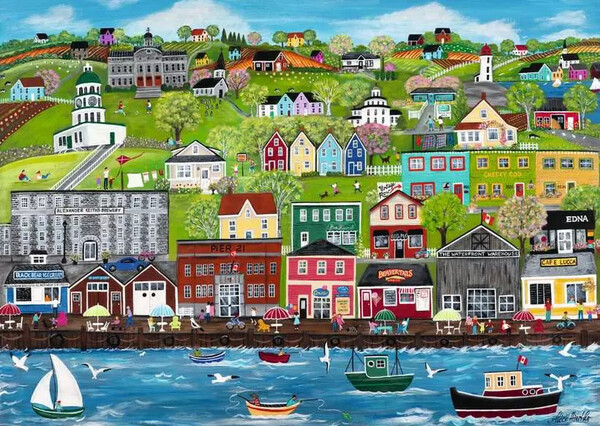 Ravensburger casse-tête Casse-tête 1000 Halifax Harbour 4005555018537