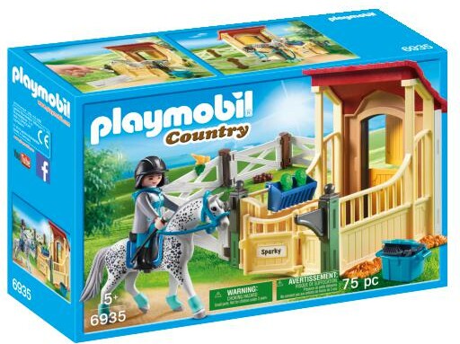 Playmobil Playmobil 6935 Box avec cavalière et cheval Appaloosa 4008789069351