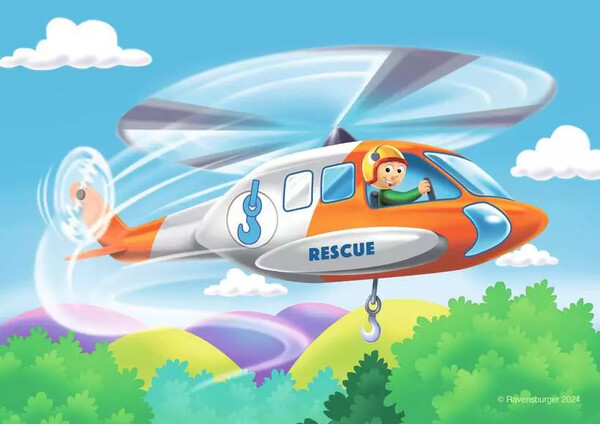 Ravensburger casse-tête Casse-tête 2-3-4-5 progressif Rescue Vehicles 4005555040644