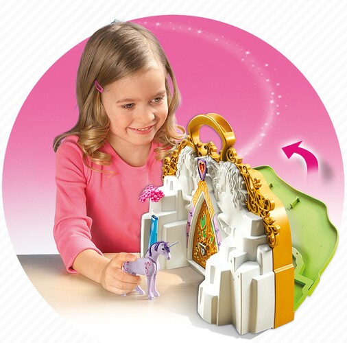 Playmobil Playmobil 5208 Coffret transportable Parc enchanté des fées et licorne (mai 2014) 4008789052087