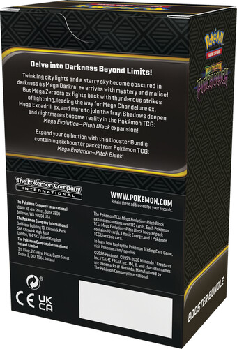 Pokémon Pokemon Mega Evolution 05 - Pitch Black - booster bundle 196214157484