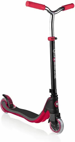Globber Trottinette Globber Flow 125 Scooter - Noir et rouge 4897070180314