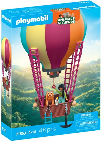 Playmobil Playmobil 71853 Animals & Friends Voyage en mongolfiere 4008789718532