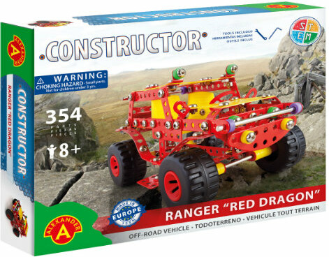 Constructor Constructor Camion ranger hors route, 354 pièces en métal 5906018012712