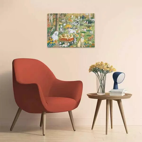 Ravensburger casse-tete Casse-tête 500 Large Au parc du chien 4005556148707