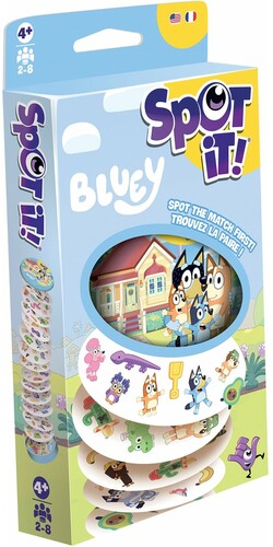 Zygomatic Spot it! / Dobble (fr/en) Bluey (blister-eco) 3558380131076