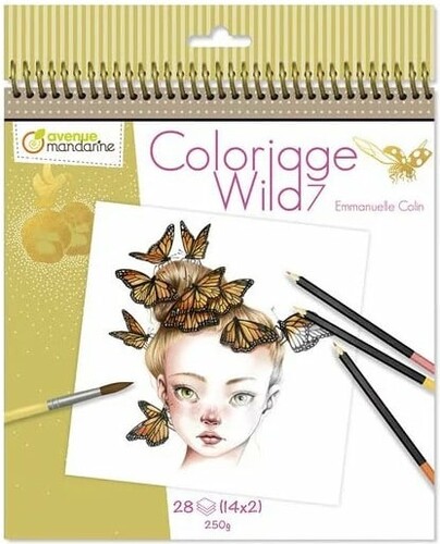 Avenue Mandarine Avenue Mandarine - Cahier de coloriage Wild 7 3609510521349