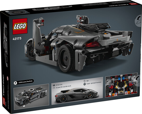 LEGO LEGO 42173 L’hypervoiture Koenigsegg Jesko Absolut grise 673419389150