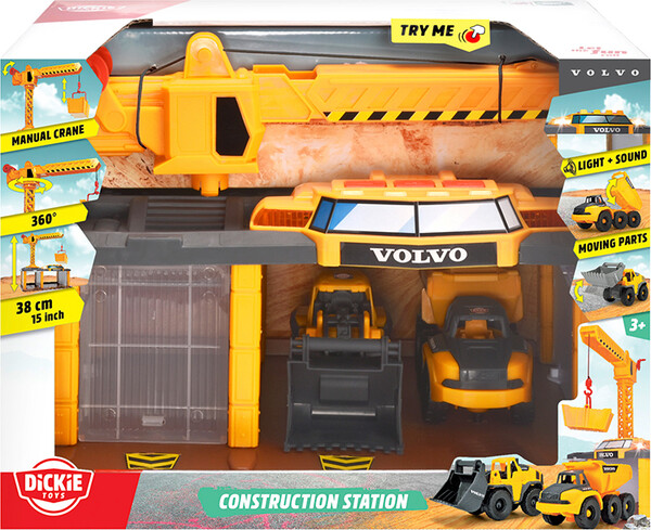 Dickie Toys Station de construction Volvo 4006333080531