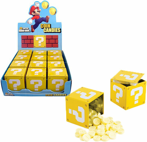 Boston America Corp Bonbons Mario Bros Coin box 611508172542