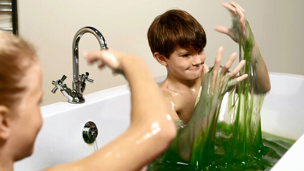 Zimpli Kids Baff gluant vert (Slime) pour le bain avec instructions en français 813974020147