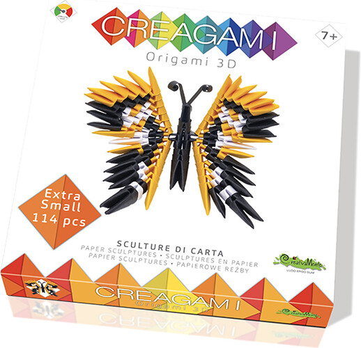 CreativaMente Creagami Papillon 114 pcs Origami 3D 8032591788038