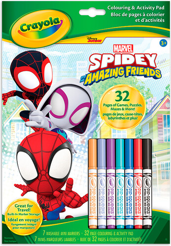 Crayola Pages à colorier Spidey et ses amis extraordinaires 063652589903