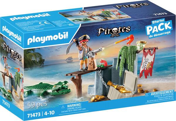 Playmobil Playmobil 71473 Starter Pack: Pirate avec alligator 4008789714732