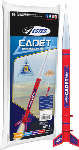 Estes Cadet model rocket 047776020214