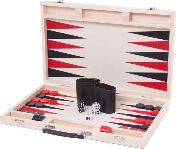Rustik Backgammon / jacquet valise en bois (fr/en) 061404023521