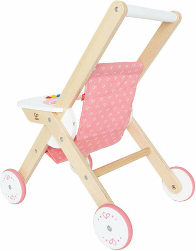 Hape Poussette pour poupée bébé en bois (sans poupée) 6943478006263