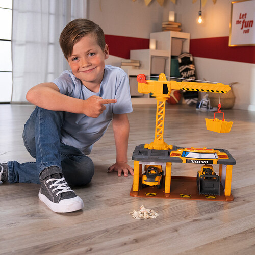Dickie Toys Station de construction Volvo 4006333080531
