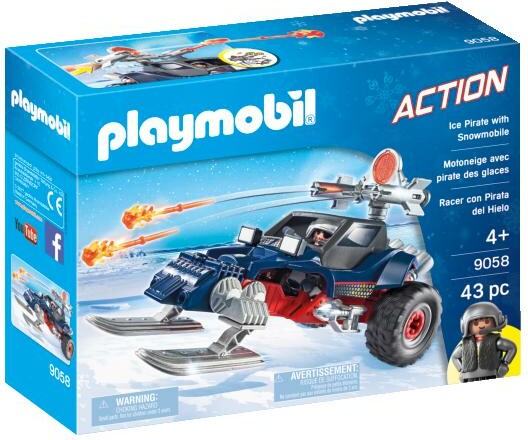 Playmobil Playmobil 9058 Motoneige avec pirate des glaces 4008789090584