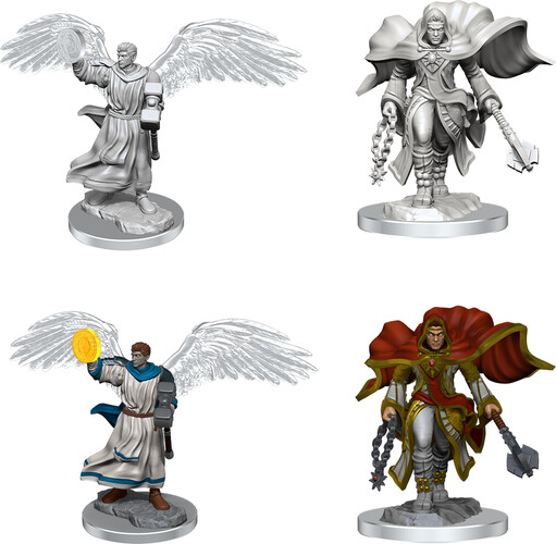 NECA/WizKids LLC Dnd unpainted minis wv20 aasimar cleric male 634482904084