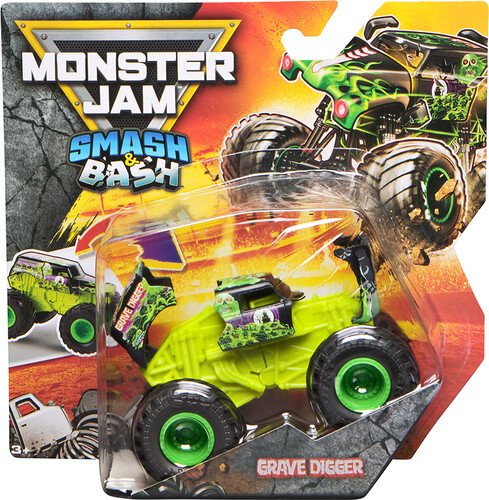 Monster Jam monster jam - 1:64 camion smash & bash *